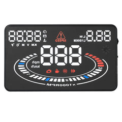 E300 5.5 inch Car OBDII / EUOBD HUD Vehicle-mounted Head Up Display Security System, Support Speed & Fuel Consumption, Overspeed Alarm,  Fuel Consumption, Water Temperature, etc., E300