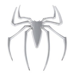 Metal Spider Style Chrome Badges, Spider