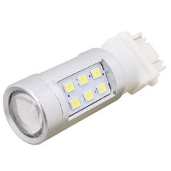 2 PCS T25 4.2W 630LM White Light Dual Wires 21 LED 2835 SMD Car Brake Light Daytime Running Light Bulb,  DC 12V, T25 Dual Wires