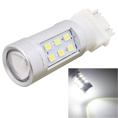 2 PCS T25 4.2W 630LM White Light Dual Wires 21 LED 2835 SMD Car Brake Light Daytime Running Light Bulb,  DC 12V, T25 Dual Wires