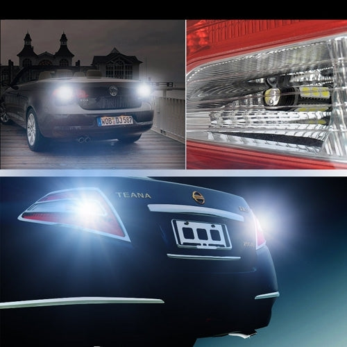 T10 2W White 130LM 6 LED SMD 5730 Backup Reverse Light Turn Signal Bulb for Vehicles, DC 12V, T10 2W