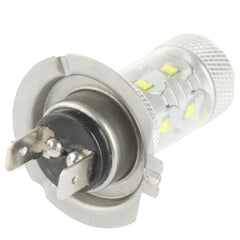 H7 60W White 12 CREE LED Fog Light for Vehicles, DC 12-30V, H7