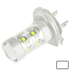 H7 60W White 12 CREE LED Fog Light for Vehicles, DC 12-30V, H7