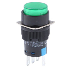 Car DIY Round Button Push Switch / Indicator, Green Indicator, Red Indicator
