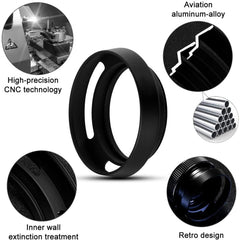 52mm Metal Vented Lens Hood for Leica, 52mm