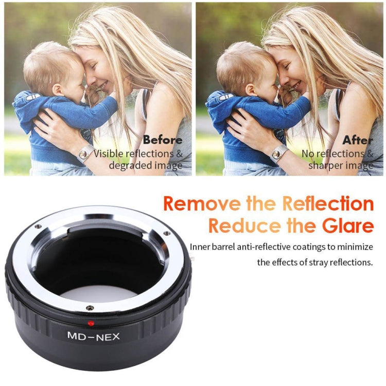 MD-Nex Lens Mount Stepping Ring, For Sony Nex