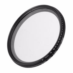 77mm ND Fader Neutral Density Adjustable Variable Filter ND 2 to ND 400 Filter, 77mm