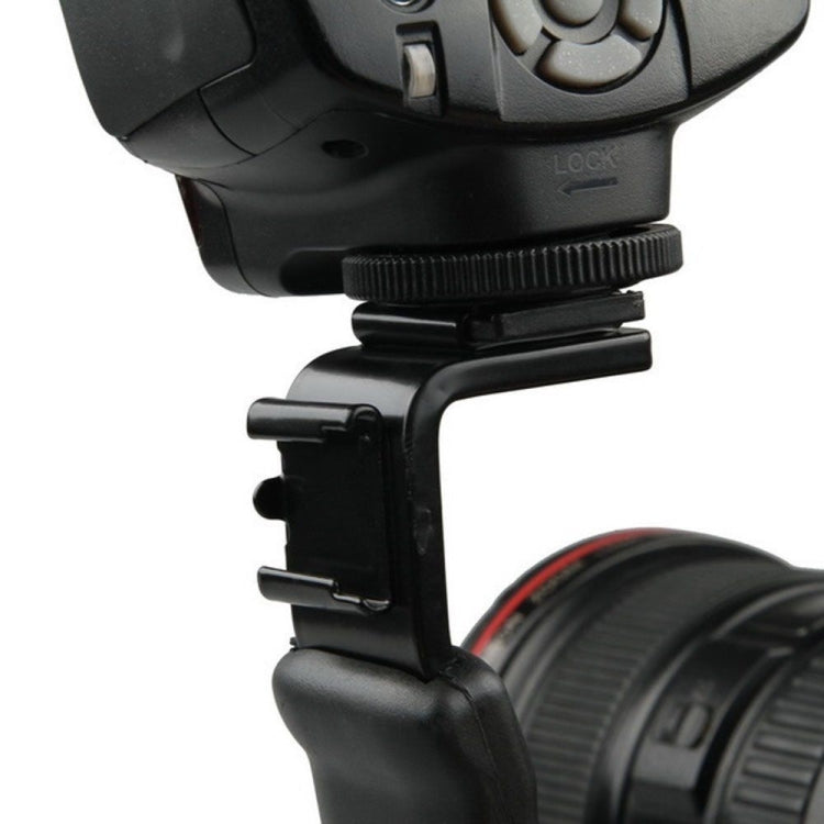Universal Professional Flash Metal Bracket Mount for DSLR Digital Camera / Camera, L-bracket