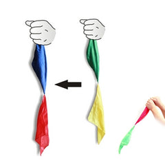 Magic Trick Toy - Color Changing Linked Silk, Color Changing Linked Silk