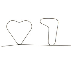 Memory Metal Wire Prediction 7 of Heart Magic Props King Magic Tricks, Wire Prediction 7