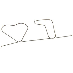 Memory Metal Wire Prediction 7 of Heart Magic Props King Magic Tricks, Wire Prediction 7