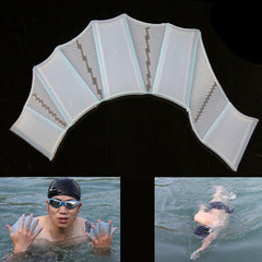 Silicone Swimming Web Fins Hand Flippers Training Gloves, S, Size: S Blue, Size: S Magenta