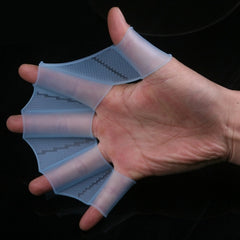 Silicone Swimming Web Fins Hand Flippers Training Gloves, S, Size: S Blue, Size: S Magenta