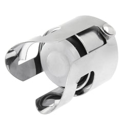 Novel Stainless Steel Champagne Wine Bottle Stopper Plugger Cork Keeping Fresh Gadget, 1PC Wine Bottle Stopper