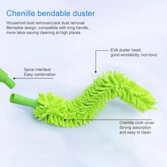 Double Sided Flexible Chenille Changeable Dust Duster , Double Sided