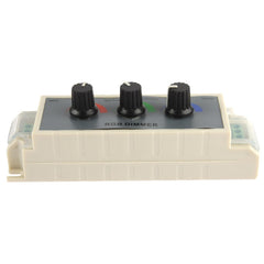 3 Channel RGB LED Dimmer Controller for LED Light Strip DC12-24V, Output Current: 3A