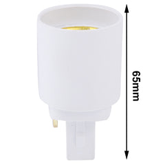 E27 to G24 Light Lamp Bulbs Adapter Converter