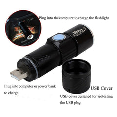 Cree Q5 LED 3-Mode with Lanyard