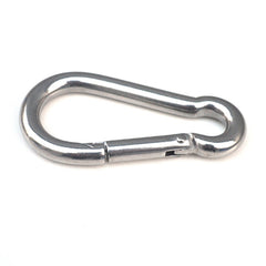 M7 Stainless Steel Carabiner Spring Hook Multi-tool Mountaineering Buckle Lock Camping Hook Rope, Inner Diameter: 6.84mm, M7