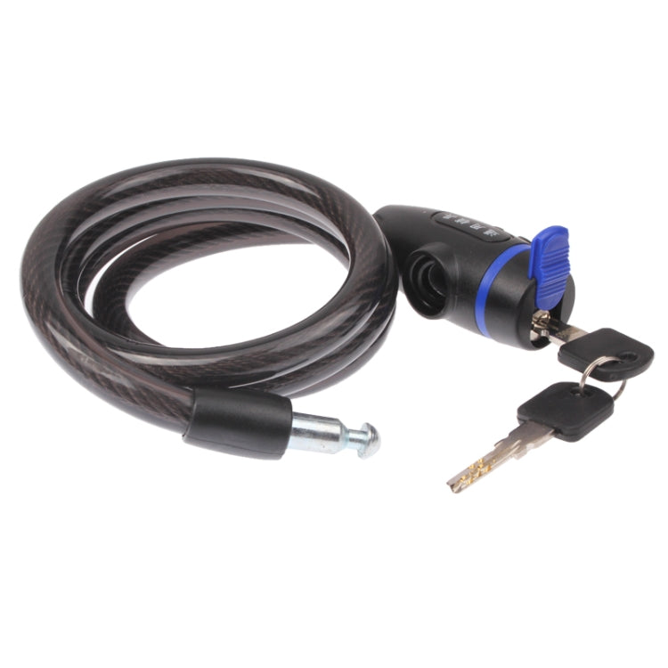 Copper Cable Security Bicycle Lock Set, With Bicycle Lock  Key