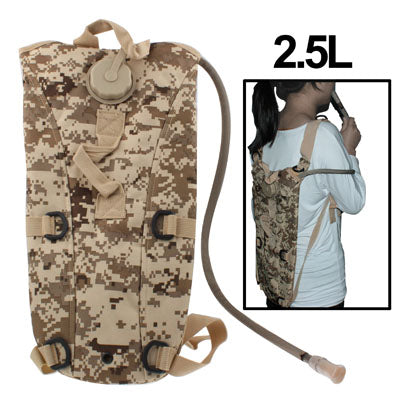 2.5L Duffle Nylon Waterbag Backpack with Tube / Waterbag, 2.5L