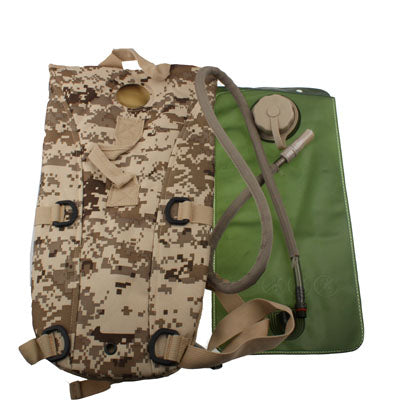 2.5L Duffle Nylon Waterbag Backpack with Tube / Waterbag, 2.5L