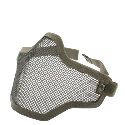 Half Face Net Mesh Style Protection Mask with Elastic Strap, Net Mesh Style Mask (Army Green), Half Face Net Mesh Style Mask(Black), Net Mesh Style Mask(Brown)