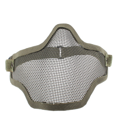 Half Face Net Mesh Style Protection Mask with Elastic Strap, Net Mesh Style Mask (Army Green), Half Face Net Mesh Style Mask(Black), Net Mesh Style Mask(Brown)
