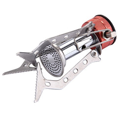 WH-S001 Outdoor Portable Ultra Mini Stainless Steel Gas Stove Camping Gas Stove, WH-S001
