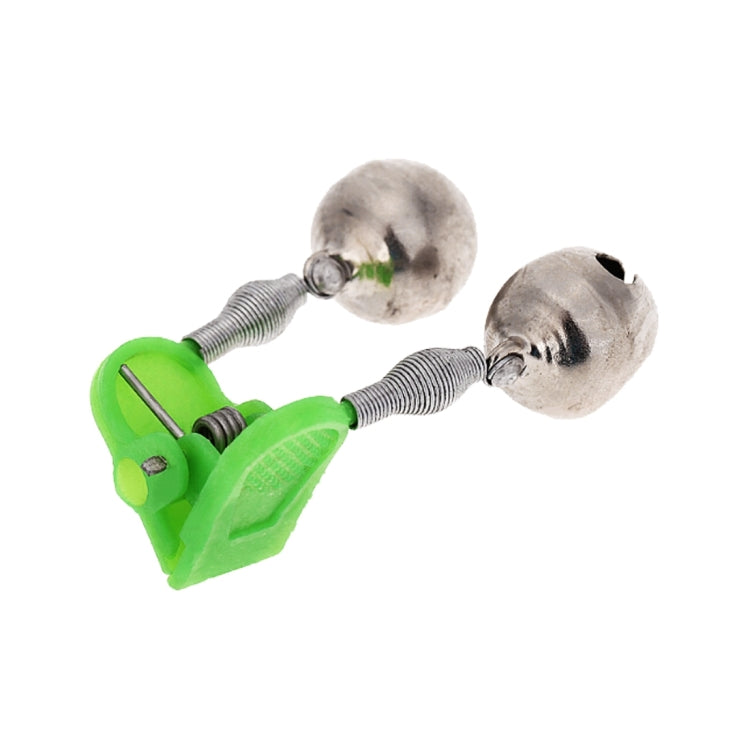 10 PCS Fishing Accessory Twin Bells Clip On Fishing Rod Fishing Bait Alarm, Random Color Delivery, Fishing Bait Alarm