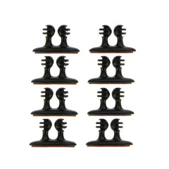 8 PCS DM-003 Car Cable Convenient Bundle Clip with Adhesive, DM-003(Black)
