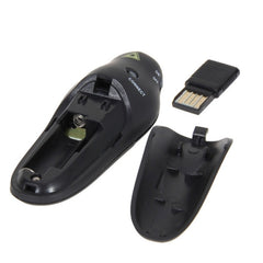 Multimedia Presenter with Laser Pointer & USB Receiver for Projector / PC / Laptop, Control Distance: 15m, 016