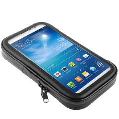 Bicycle Handlebar Mount Holder Waterproof / Sand-proof / Snow-proof / Dirt-proof Zipper Touch Bag, Suitable for Galaxy Note III / N9000 & Mega 6.3 / i9200, For  Note III
