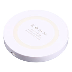 Universal QI Standard Round Wireless Charging Pad (White + Red), White, Black + White, White + Black, Grey+Black, White + Red