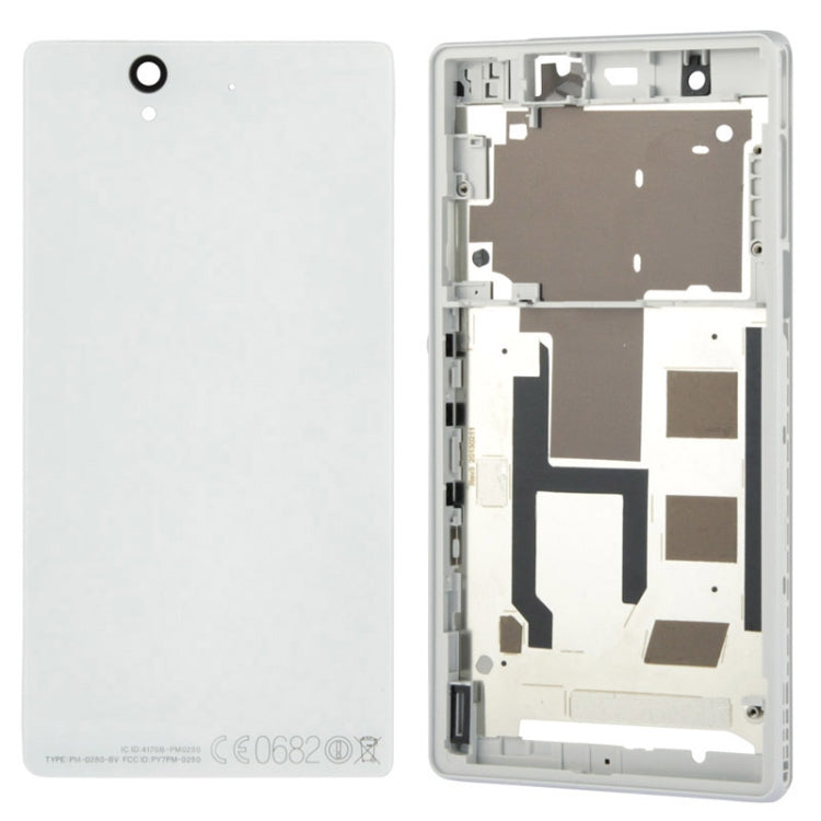 High Quality Middle Board +  Battery Back Cover for Sony L36H, For Xperia Z / L36h