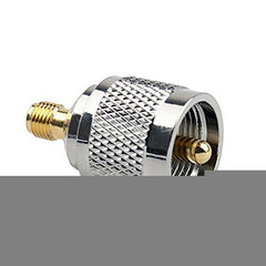 UHF Male to SMA Female Connector RF Coaxial Adapter, UHF Male to SMA Female