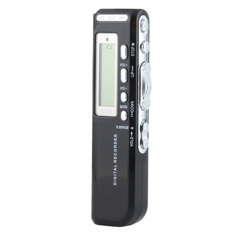 4GB Digital Voice Recorder Dictaphone MP3 Player, Support Telephone Recording, VOX Function(Black)
