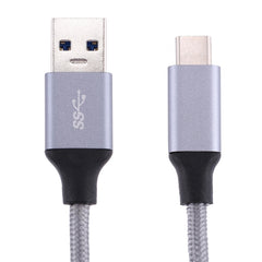1m Wires Woven Metal Head USB-C / Type-C 3.1 to USB 3.0 Data / Charger Cable