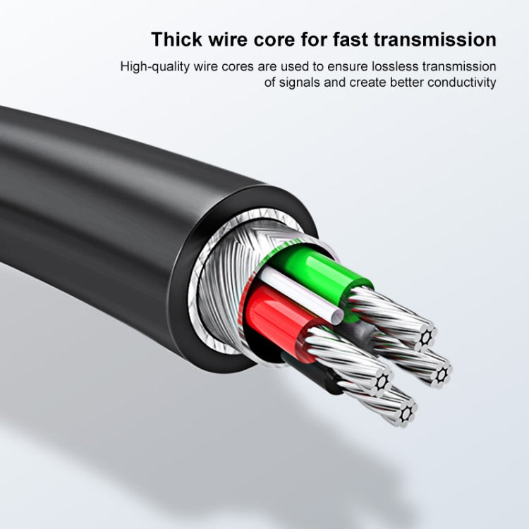 USB-C / Type-C Female to USB 2.0 Male Adapter Cable, Total Length: 33cm
