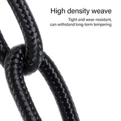 60W PD USB-C / Type-C Male to USB-C / Type-C Male Braided Data Cable, Cable Length: 1m