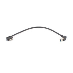 2 PCS USB 3.0 Upper Elbow Male to Micro USB 3.0 Elbow Charging Data Cable, Cable Length: 27cm, Upper Elbow