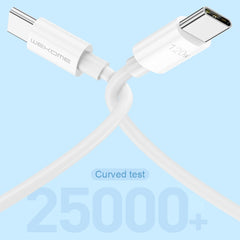 WK WDC-175 120W USB-C/Type-C to USB/Type-C Fast Charge Data Cable, Length: 1.2m