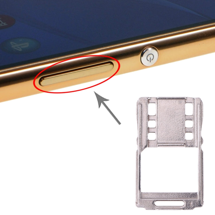 SIM Card Tray for Sony Xperia M5, For Sony Xperia M5 SIM