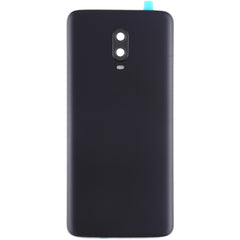 For OnePlus 6T Original Battery Back Cover with Camera Lens Frame, For OnePlus 6T,Original (Frosted Black ), For OnePlus 6T,Original (Jet Black)