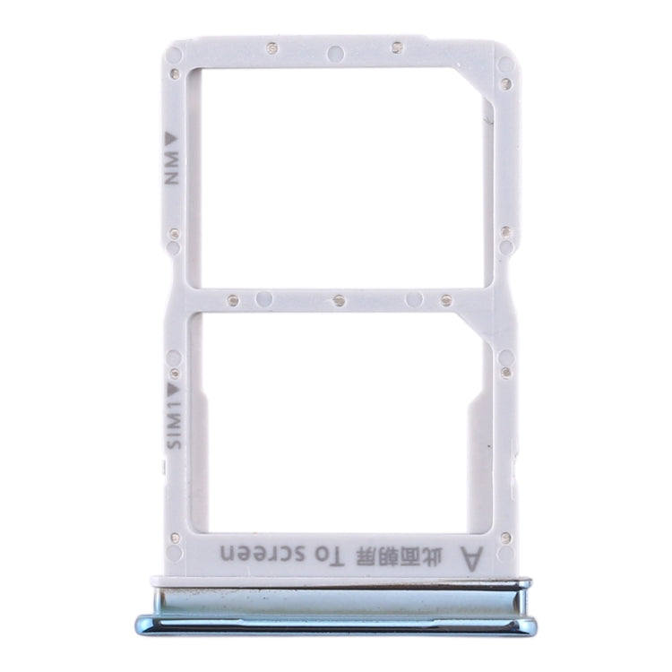 SIM Card Tray + NM Card Tray for Huawei Honor 20 Lite, For Huawei Honor 20 Lite (Baby Blue), For Huawei Honor 20 Lite