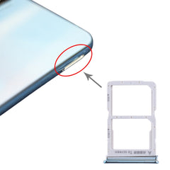 SIM Card Tray + NM Card Tray for Huawei Honor 20 Lite, For Huawei Honor 20 Lite (Baby Blue), For Huawei Honor 20 Lite