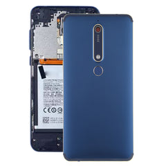 Battery Back Cover with Camera Lens Frame & Side Keys & Fingerprint Sensor for Nokia 6.1 / 6 (2018) / 6 (2nd Gen), For Nokia 6 (2nd Gen)