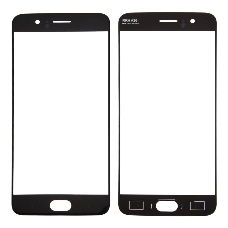 For OnePlus 5 Front Screen Outer Glass Lens, For OnePlus 5 Black