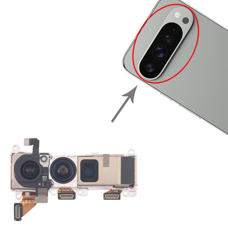 For Google Pixel 9 Pro XL Original Camera Set (Periscope + Wide + Main Camera), For Google Pixel 9 Pro XL (Original)