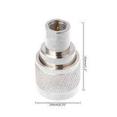 FMEJ/UHFJ FME Male to UHF Male Connector Adapter